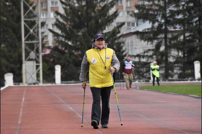 Ходьба по стадиону